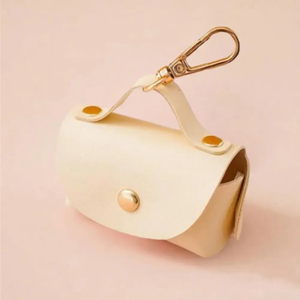 Faux Leather Poop Bag Holder – Cleanup in Style!