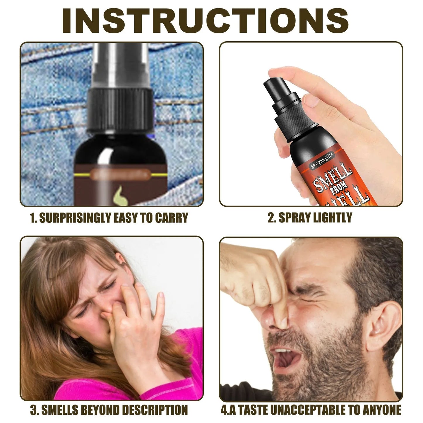 30ml Poop Spray – Extra Stinky Prank in a Bottle!