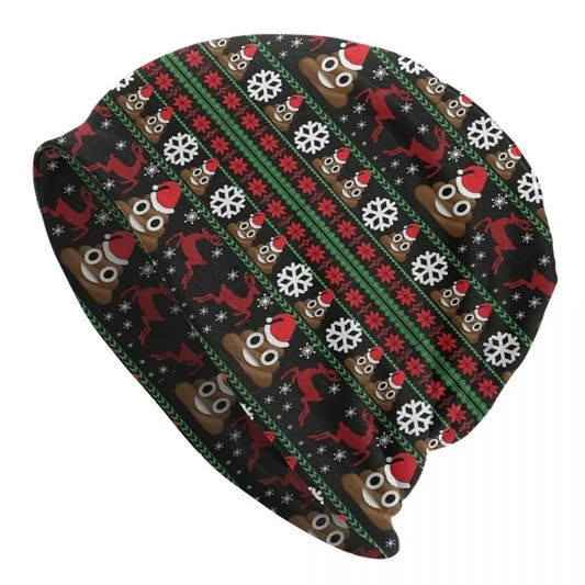Funny Poop Christmas Beanie – Ugly & Hilarious Holiday Hat!