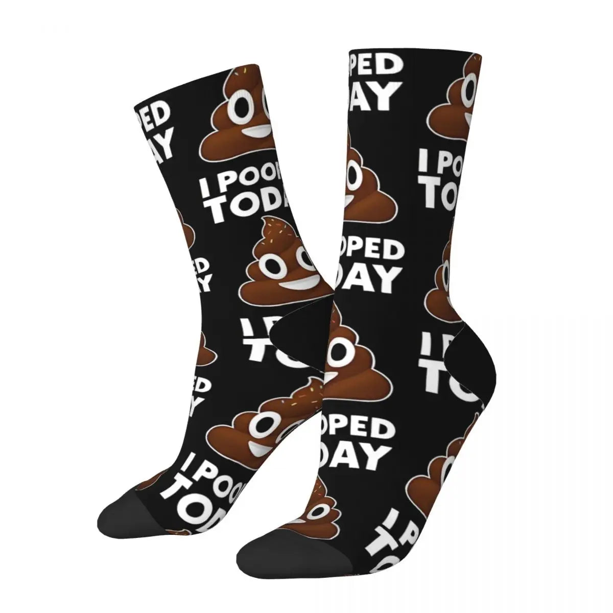 "I Pooped Today" Novelty Crew Socks – Funny & Comfy!