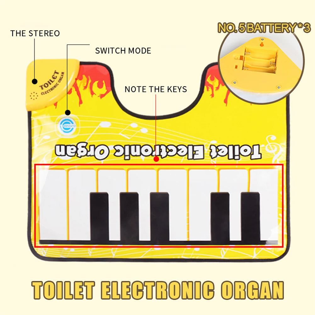 Toilet Piano Mat – Tickle the Ivories While You Tinkle