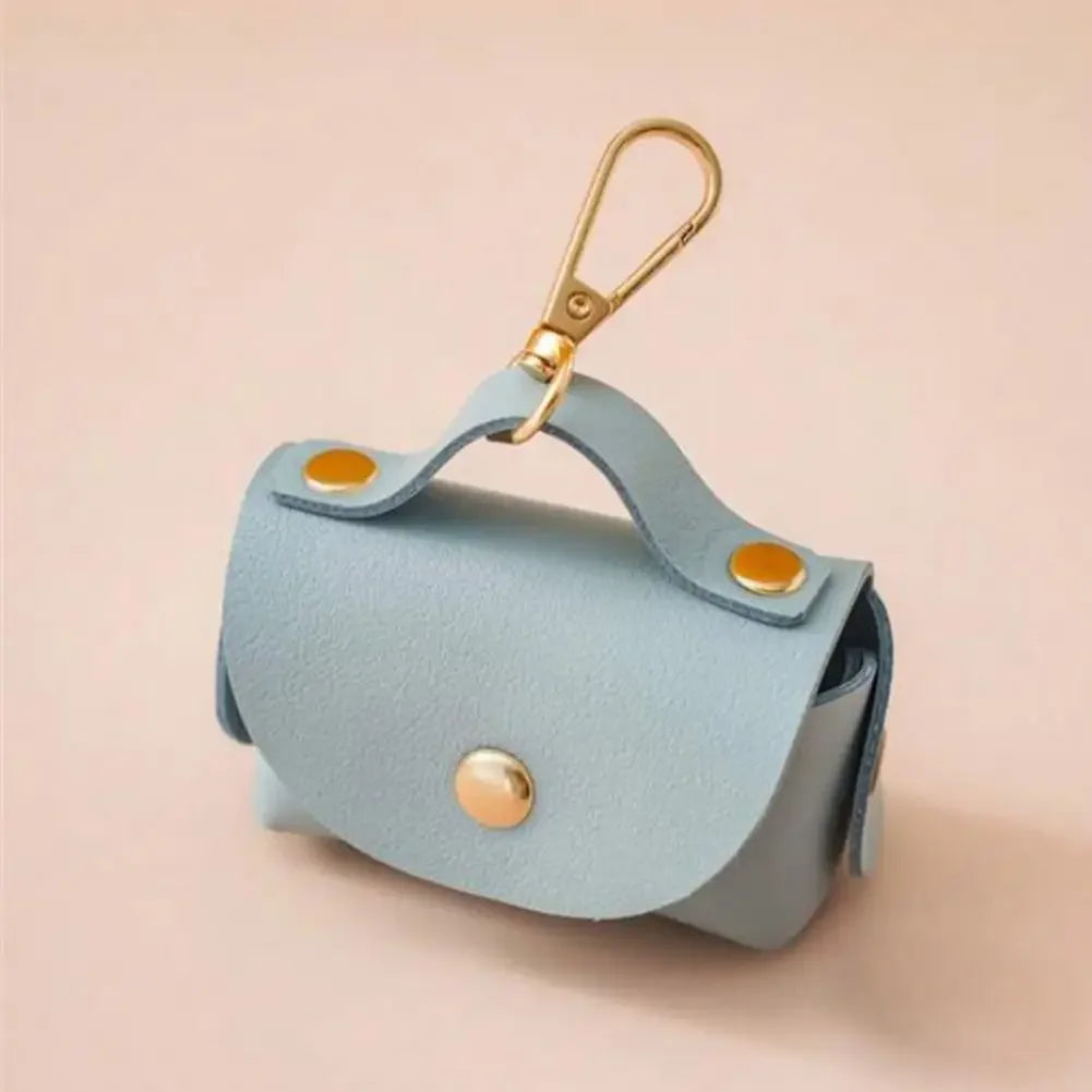 Faux Leather Poop Bag Holder – Cleanup in Style!