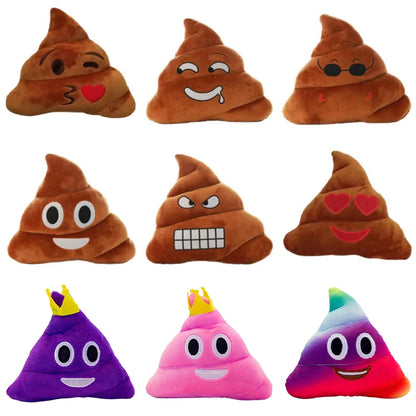 Poop Emoji Plush Pillow – Soft, Comedic Comfort!