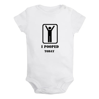 "I Pooped Today" Baby Onesie – Cute & Comfy for Little Ones!