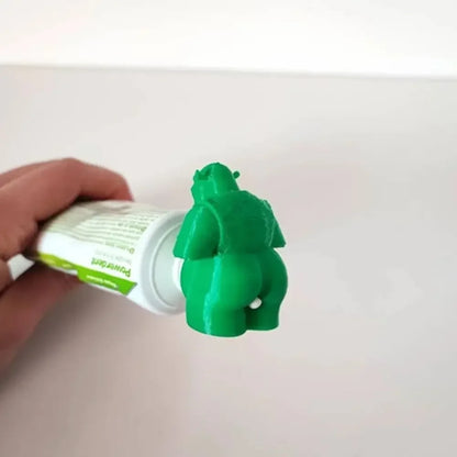 Pooping Toothpaste Cap – Funny & Functional Dispenser!