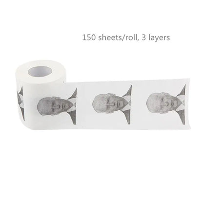 Joe Biden Humor Printed Toilet Paper Roll – A Presidential Bathroom Prank Gift