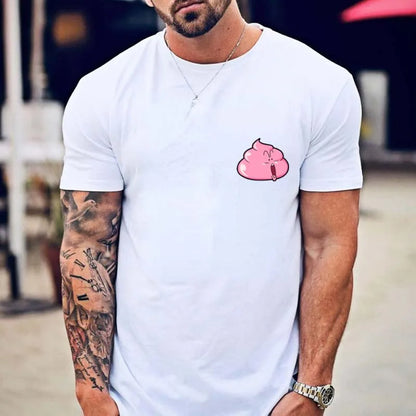 "Anime Poop Emoji" Funny Graphic T-Shirt – Unisex 100% Cotton Tee