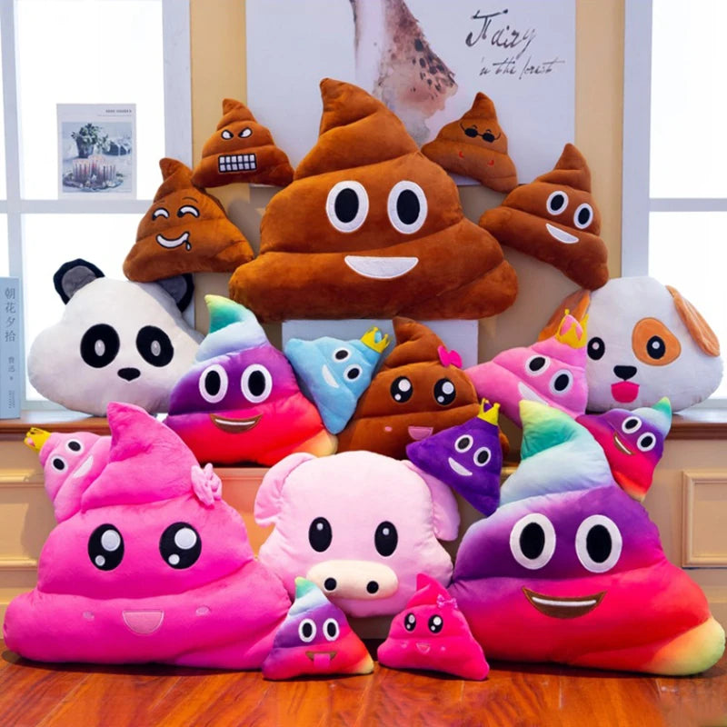 Poop Emoji Plush Pillow – Soft, Comedic Comfort!