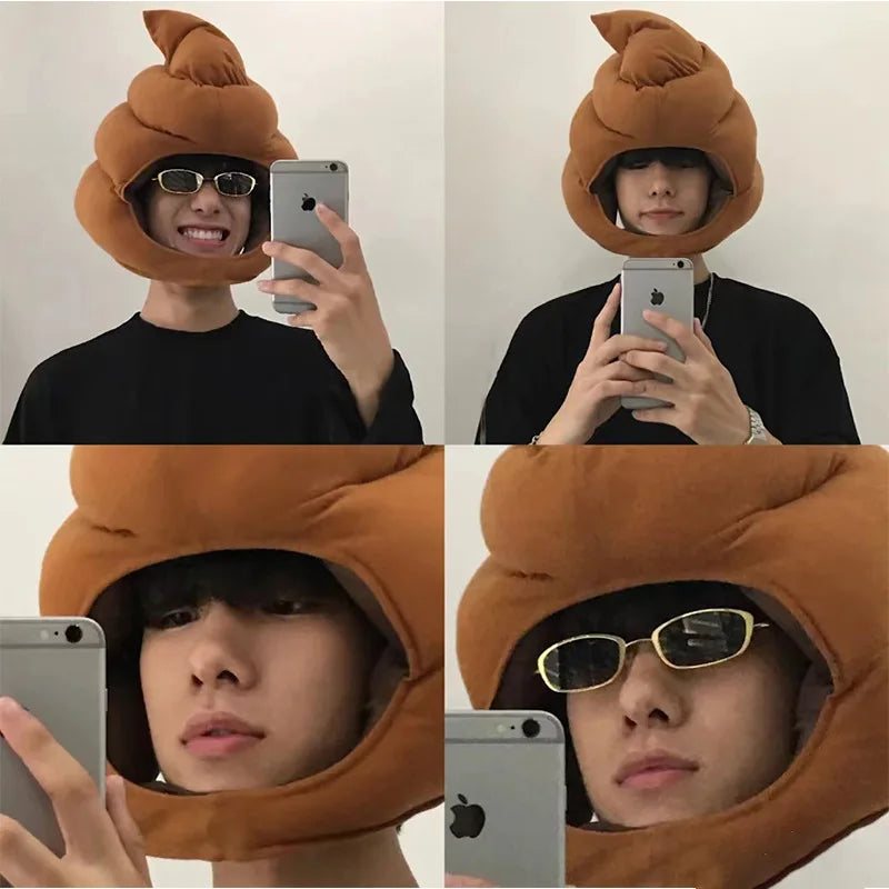 Poop Emoji Winter Hat – Cozy and Comical Headwear for the Bold!