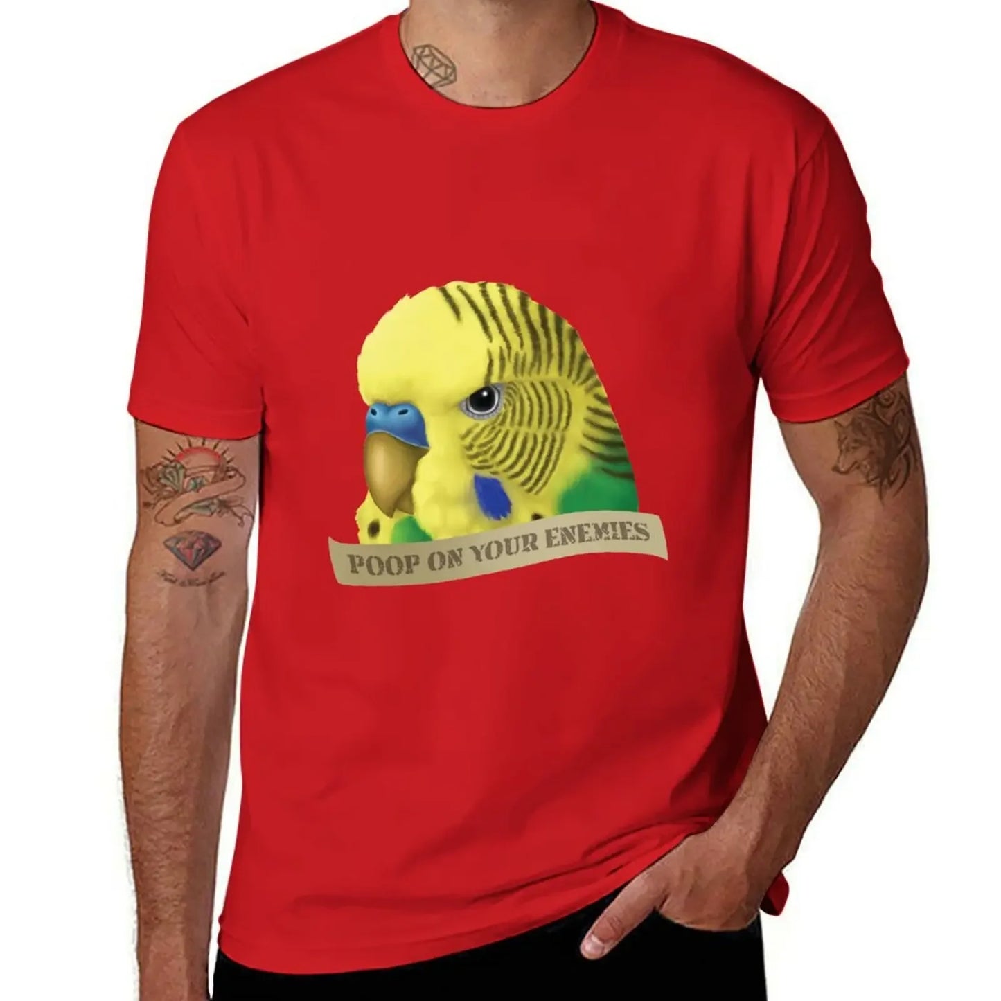 "Poop On Your Enemies" Funny T-Shirt – New Edition Black Tee for Men