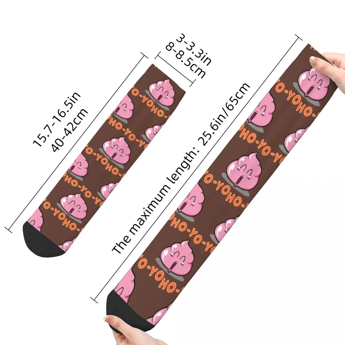 Men's Pinky Poop Compression Socks – Fun & Supportive!