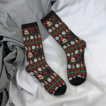 Funny Poop Christmas Stockings – Ugly & Hilarious Holiday Socks!
