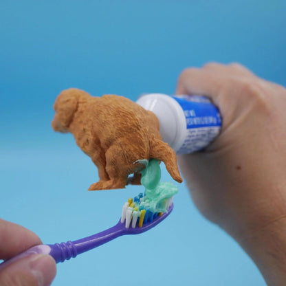Pooping Toothpaste Cap – Funny & Functional Dispenser!