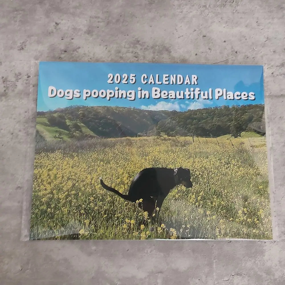 2025 Funny Dogs Pooping Calendar – A Year of Laughs!