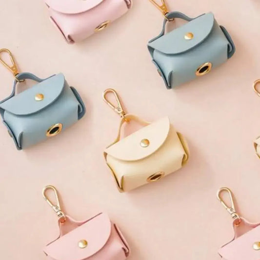 Faux Leather Poop Bag Holder – Cleanup in Style!