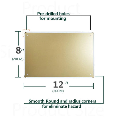 No Pooping Dog – Smile, You're on Camera! Funny Metal Tin Sign