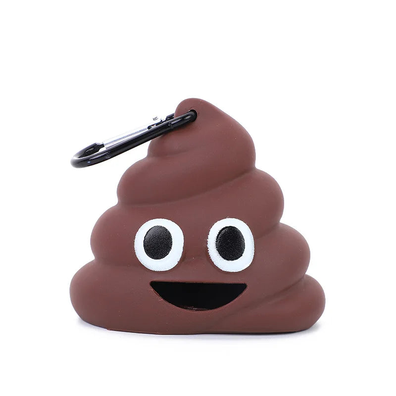 Poop Emoji Bag Dispenser – Cleanup with a Laugh!