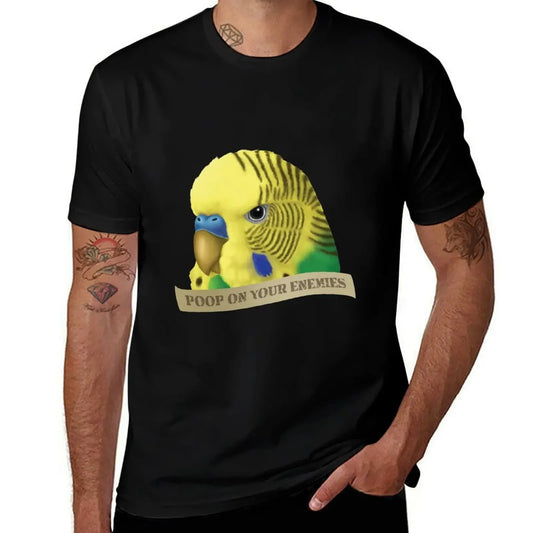 "Poop On Your Enemies" Funny T-Shirt – New Edition Black Tee for Men
