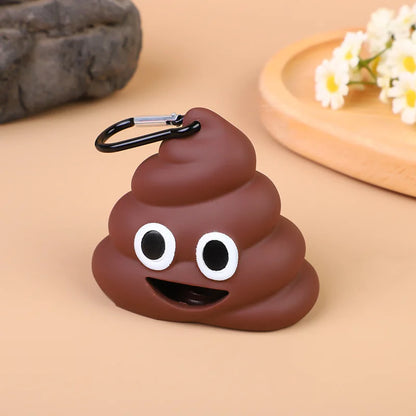 Poop Emoji Bag Dispenser – Cleanup with a Laugh!